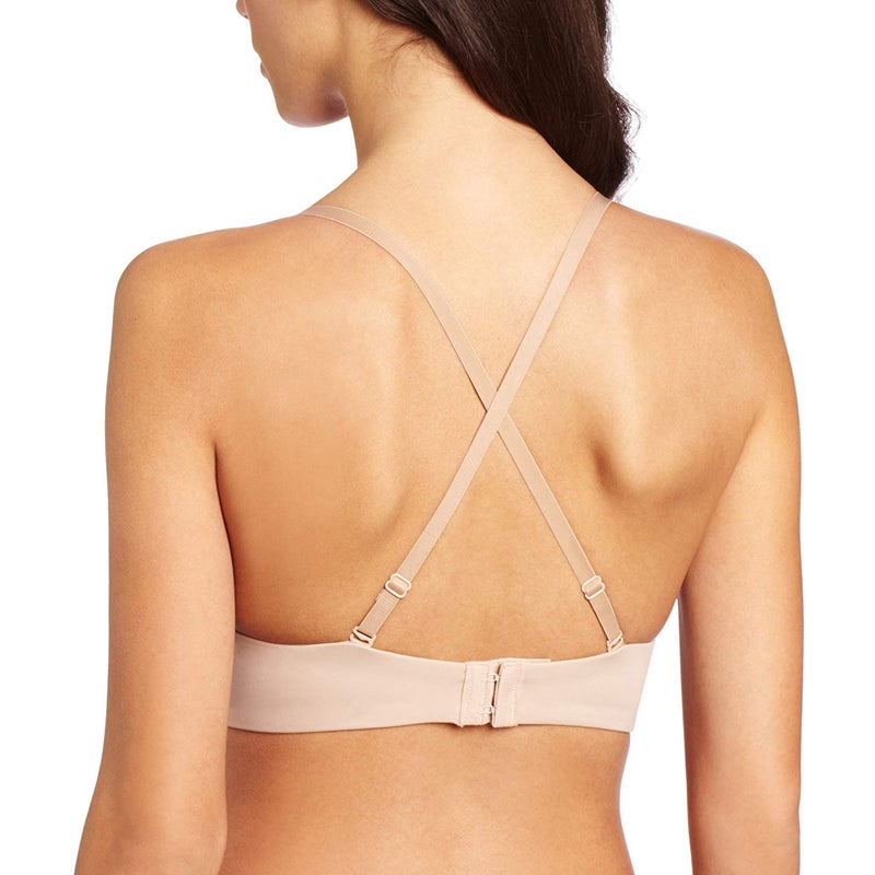ToBeInStyle Women's Deep Plunge Convertible V Bra - Beige - 38D - Image 3